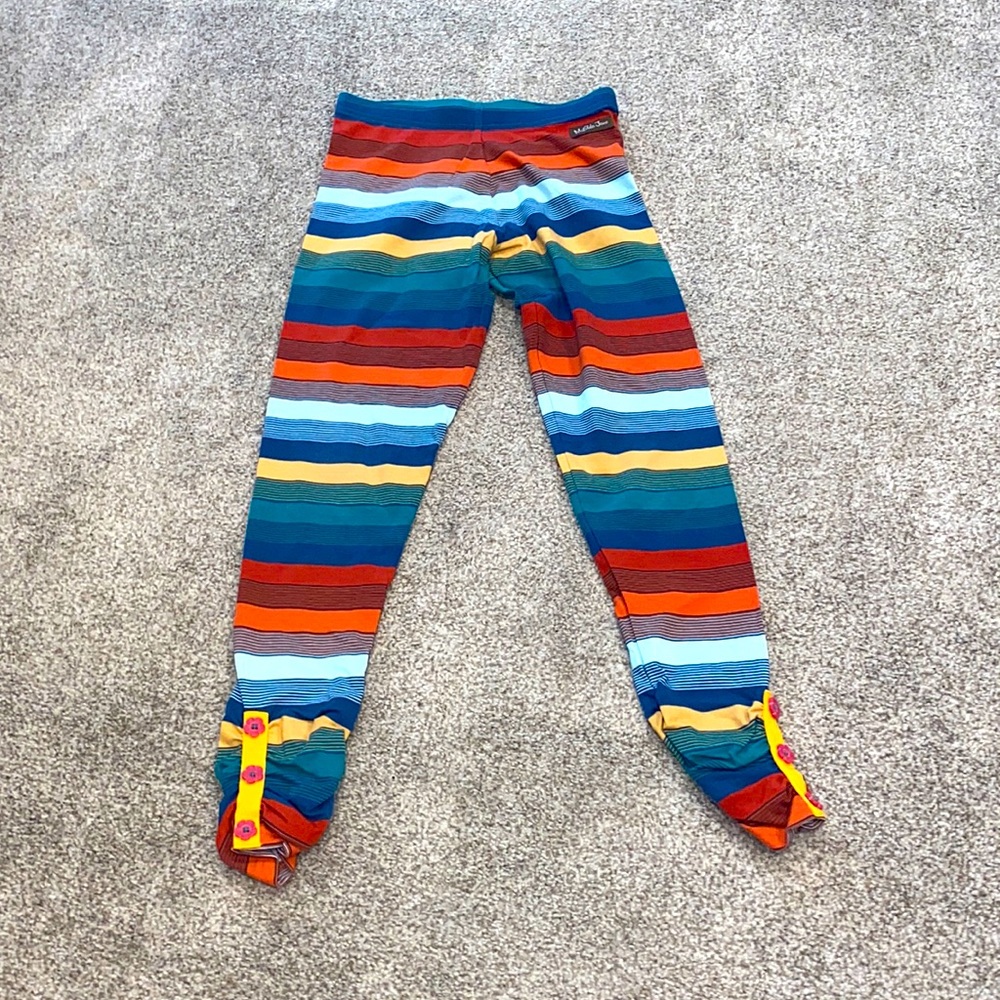 EUC Matilda Jane Striped Leggings Size 12 Teen Tween